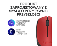 Logitech M171 czerwona - 285735 - zdjęcie 14